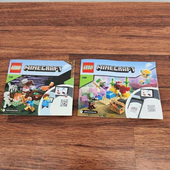 Lego Minecraft Instruction Manuel 21162 & 21164 - Picture 1 of 1